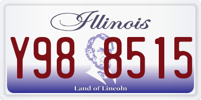 IL license plate Y988515
