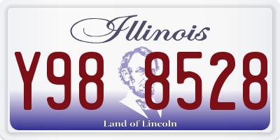 IL license plate Y988528