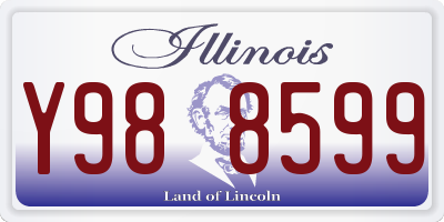 IL license plate Y988599