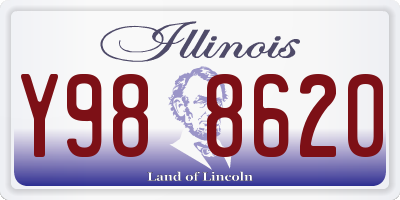 IL license plate Y988620