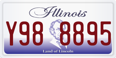 IL license plate Y988895