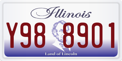 IL license plate Y988901