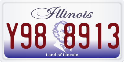 IL license plate Y988913