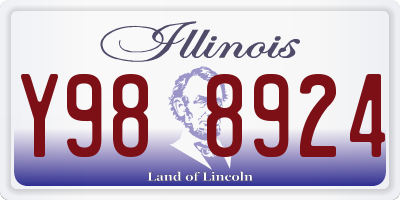 IL license plate Y988924