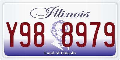 IL license plate Y988979