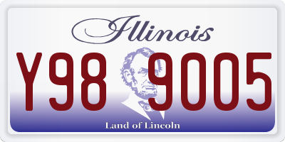 IL license plate Y989005