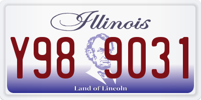 IL license plate Y989031