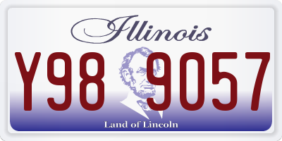 IL license plate Y989057