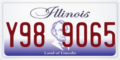 IL license plate Y989065