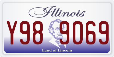 IL license plate Y989069
