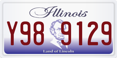 IL license plate Y989129