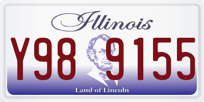 IL license plate Y989155