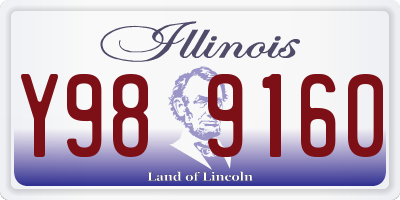 IL license plate Y989160