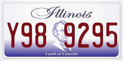 IL license plate Y989295