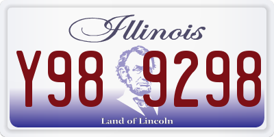 IL license plate Y989298