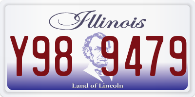 IL license plate Y989479