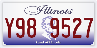 IL license plate Y989527