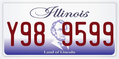 IL license plate Y989599