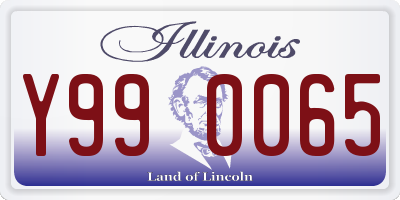 IL license plate Y990065