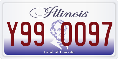IL license plate Y990097