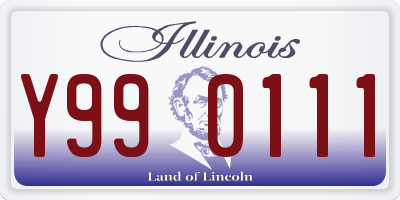 IL license plate Y990111