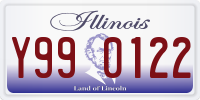 IL license plate Y990122