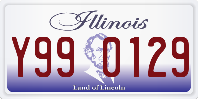 IL license plate Y990129