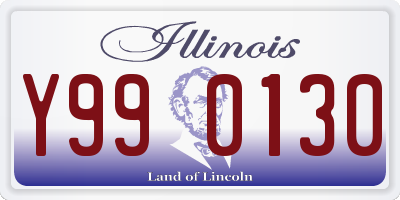 IL license plate Y990130
