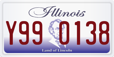 IL license plate Y990138