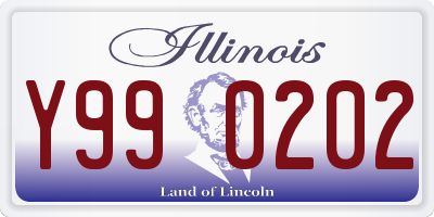 IL license plate Y990202
