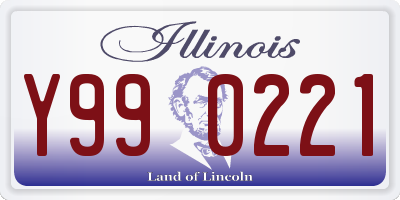 IL license plate Y990221