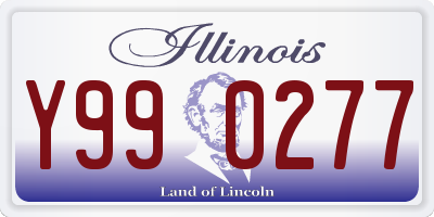 IL license plate Y990277