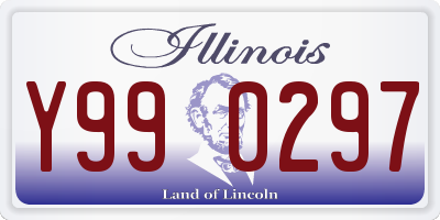 IL license plate Y990297