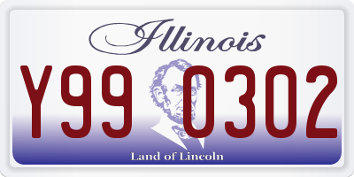 IL license plate Y990302