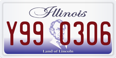 IL license plate Y990306