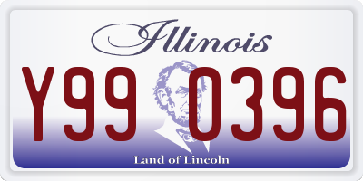 IL license plate Y990396