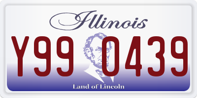IL license plate Y990439