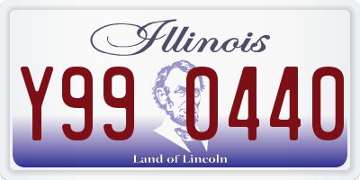 IL license plate Y990440