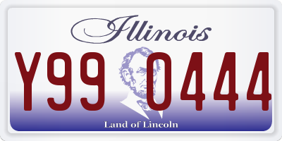 IL license plate Y990444