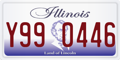 IL license plate Y990446