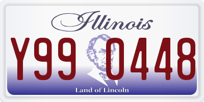 IL license plate Y990448