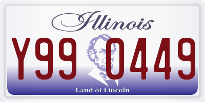 IL license plate Y990449