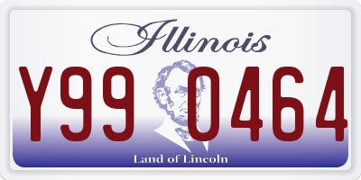 IL license plate Y990464