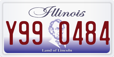 IL license plate Y990484