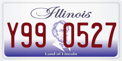 IL license plate Y990527