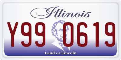 IL license plate Y990619