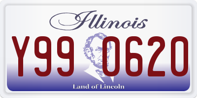 IL license plate Y990620