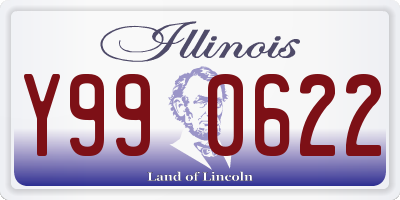 IL license plate Y990622