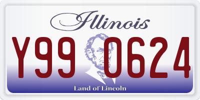 IL license plate Y990624