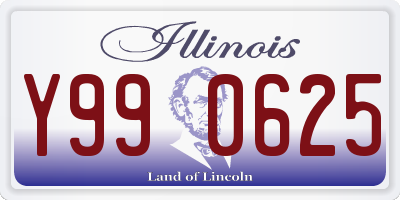 IL license plate Y990625